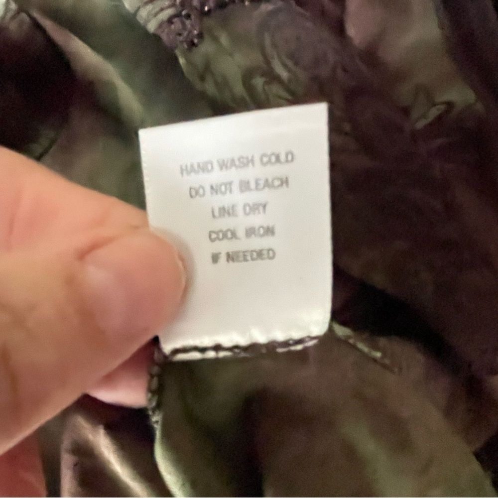 Dress Barn Vintage Satin Tank Top Forest Fairy Large Y2K - Picture 7 of 7